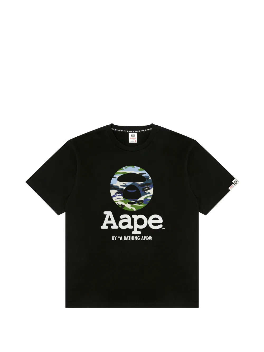BAPE AAPE CAMO TEE BLACK