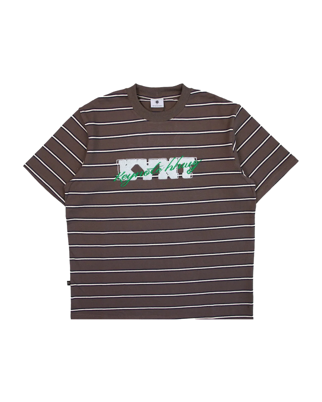 KEYNOTE EARTH TIDE RIPPLE TEE BROWN