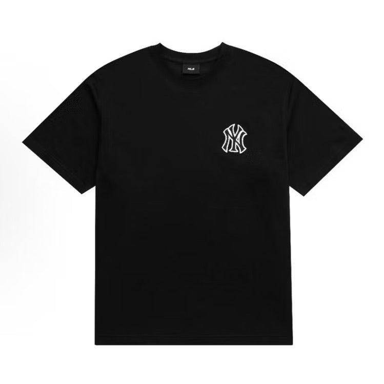 MLB BLUE DROPS MONOGRAM BLACK T SHIRT