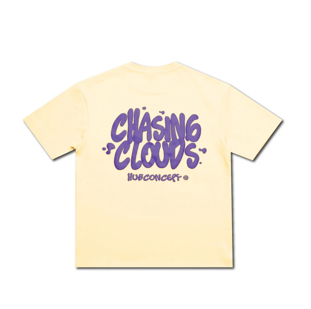 HUBCO CHASING CLOUDS TEE BEIGE