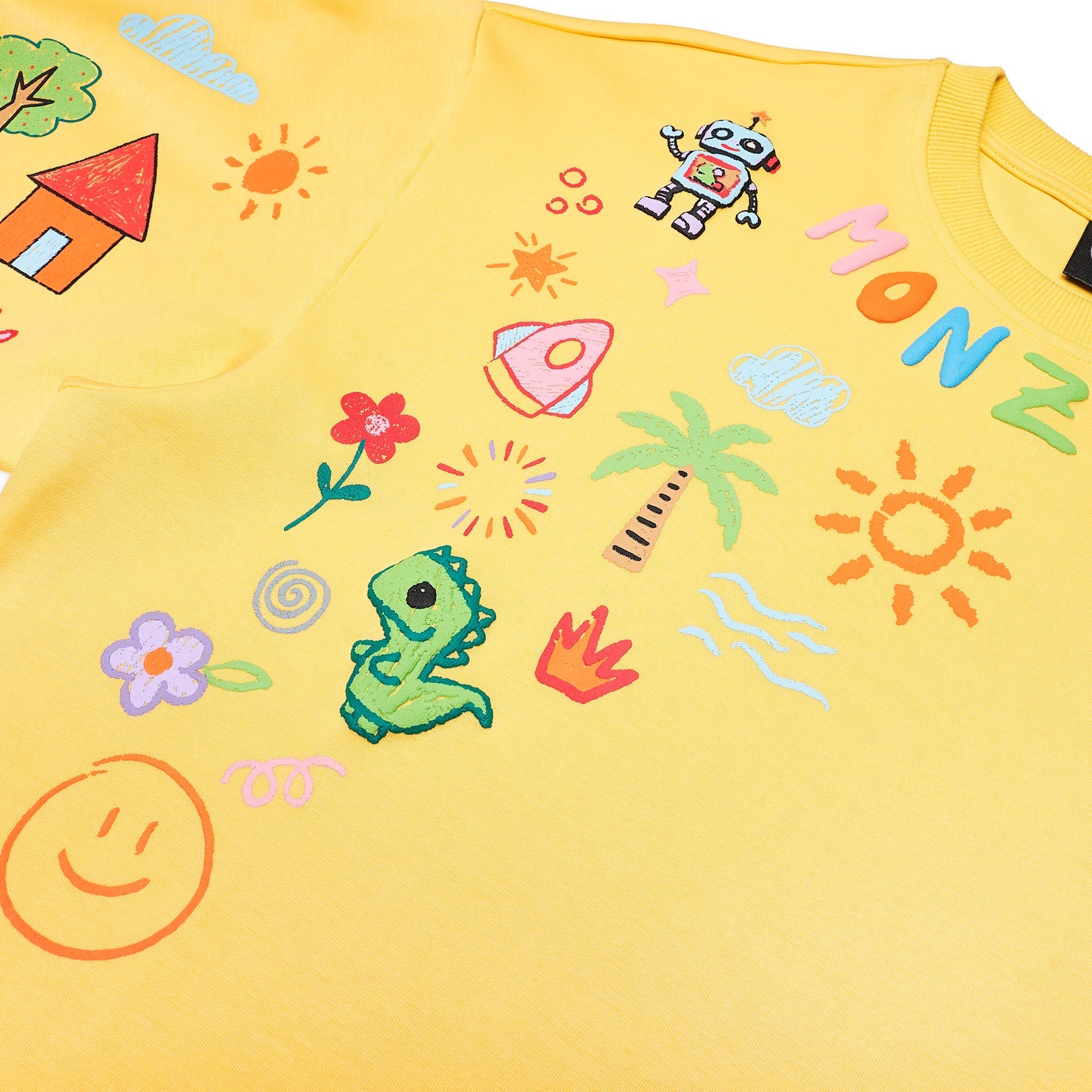 MONZTR CRAYON TEE YELLOW
