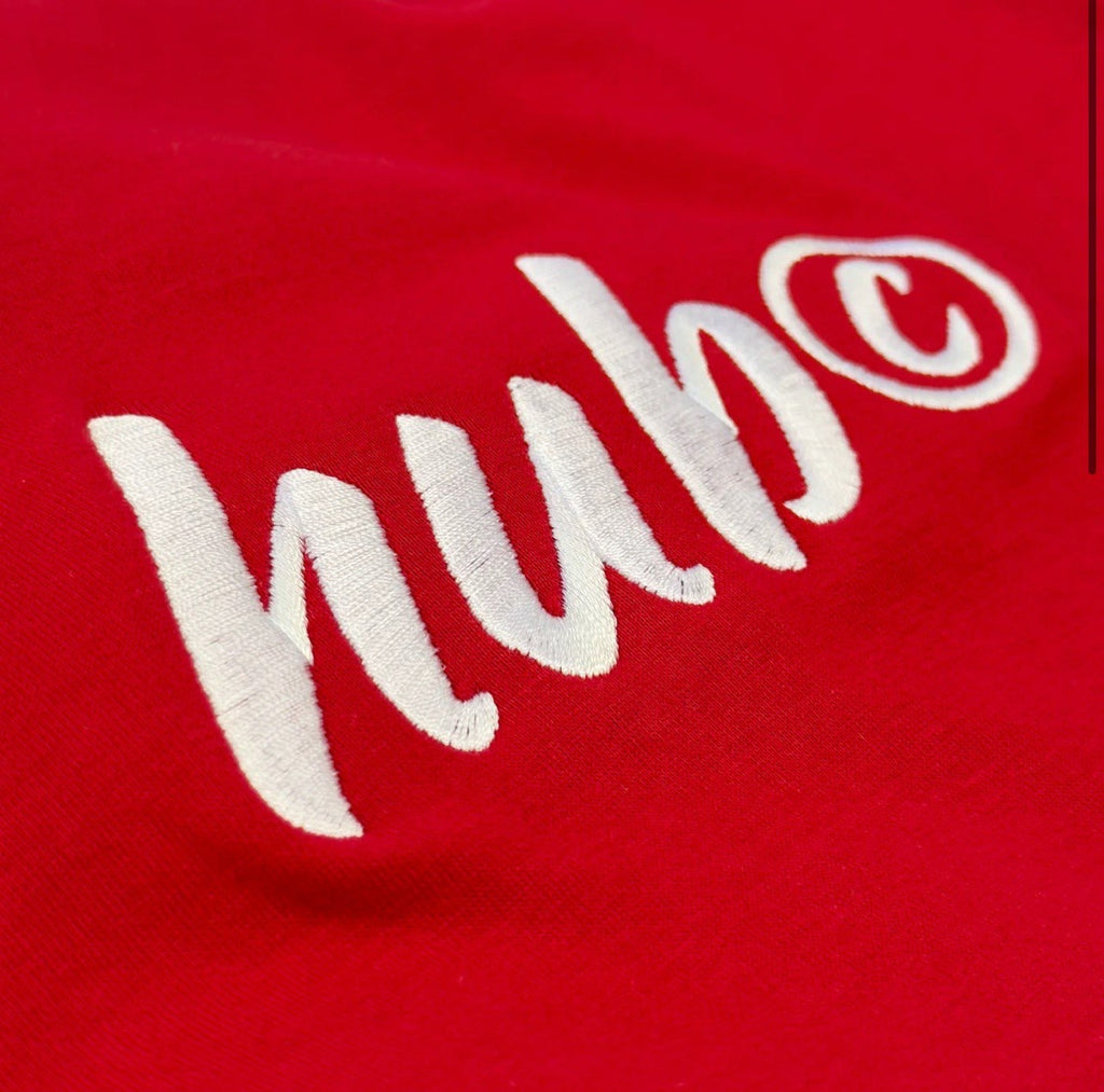 HUB 230GSM BASIC EMBROIDERY TEE RED