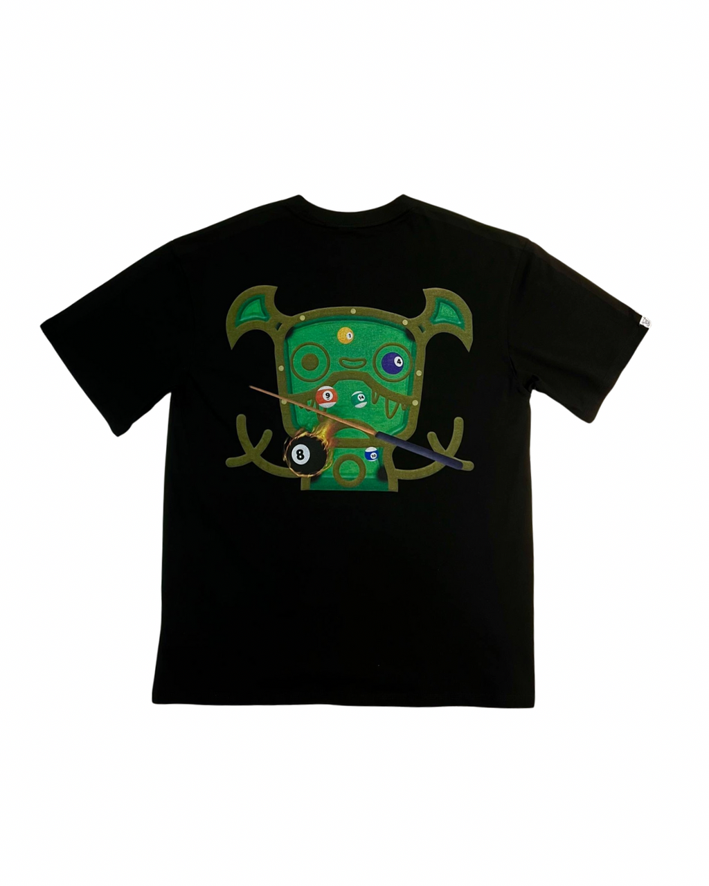 MINDLESS 8 BALL LOGO TEE BLACK