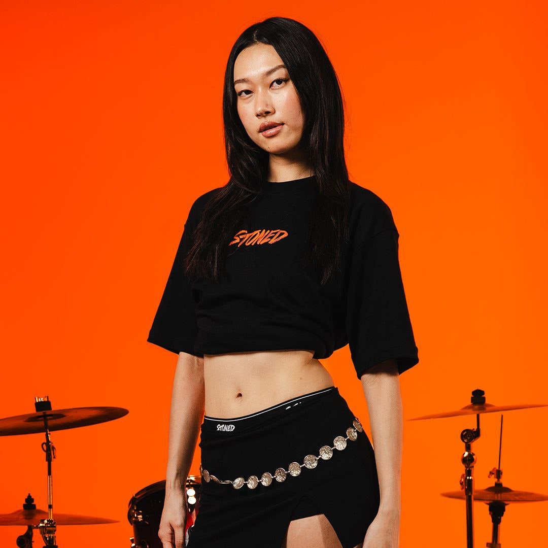 Stoned & Co Milestoned : Twlve Maple Tee Black