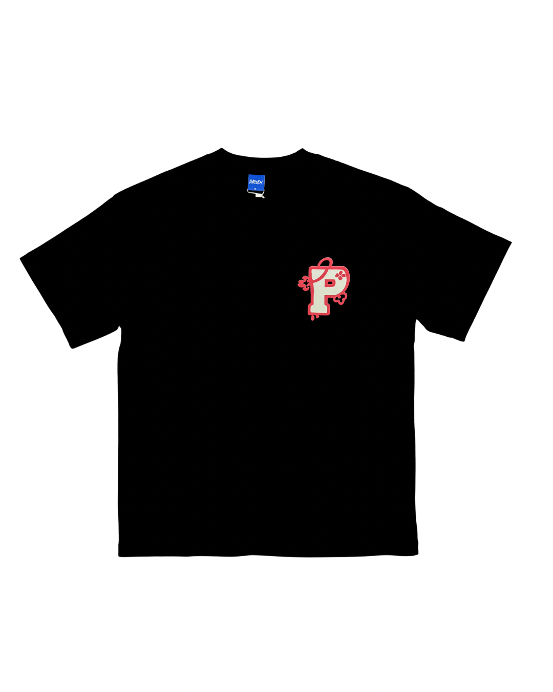 PARODY SMILEY FACE DESIGN 039 BLACK T SHIRT