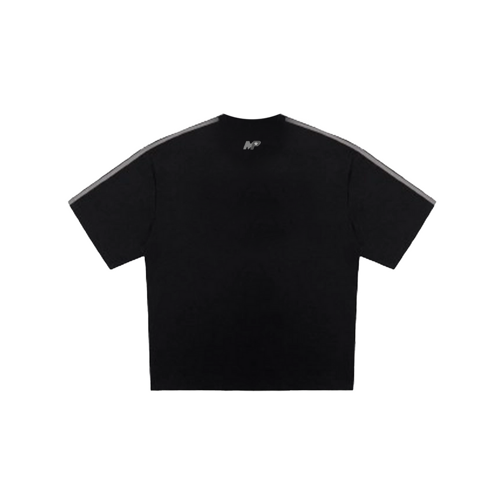MASONPRINCE SS24 CLUB PRINTED STRIPED TEE BLACK