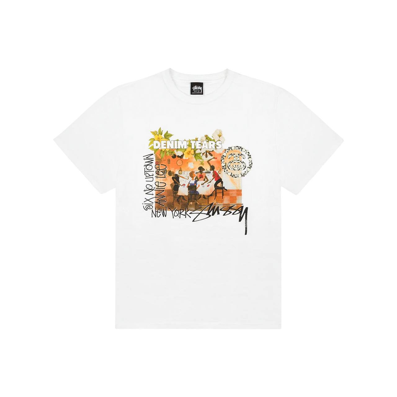 Stüssy x Denim Tears Annie Lee Artist Tee White