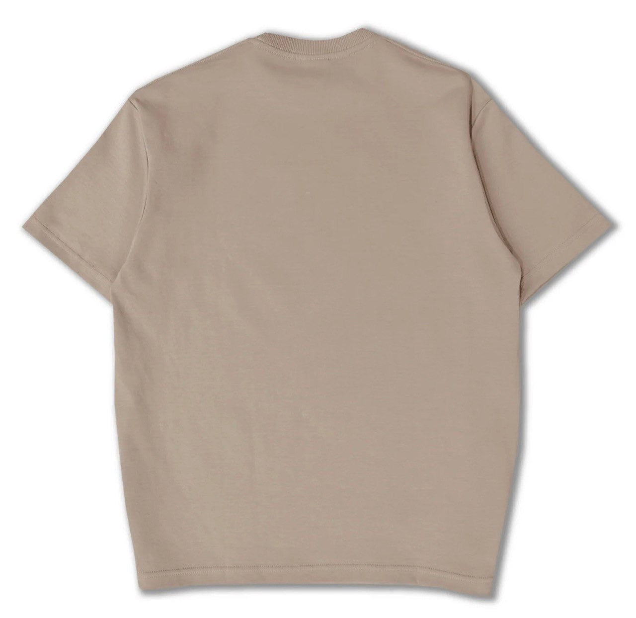 HUB 230GSM BASIC EMBROIDERY TEE BROWN