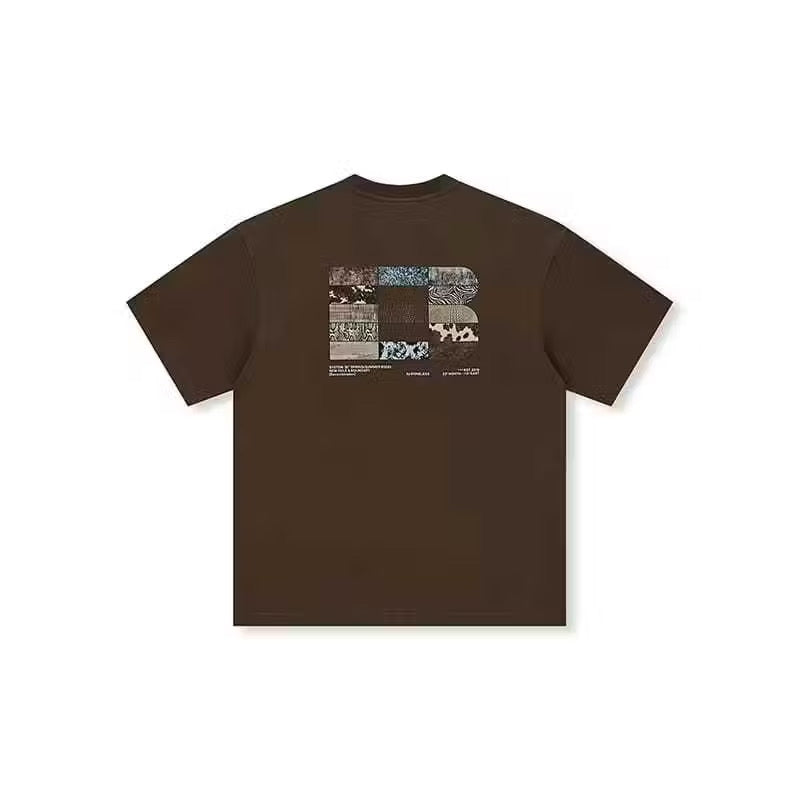 BONELESS TEXTURED TEE BROWN
