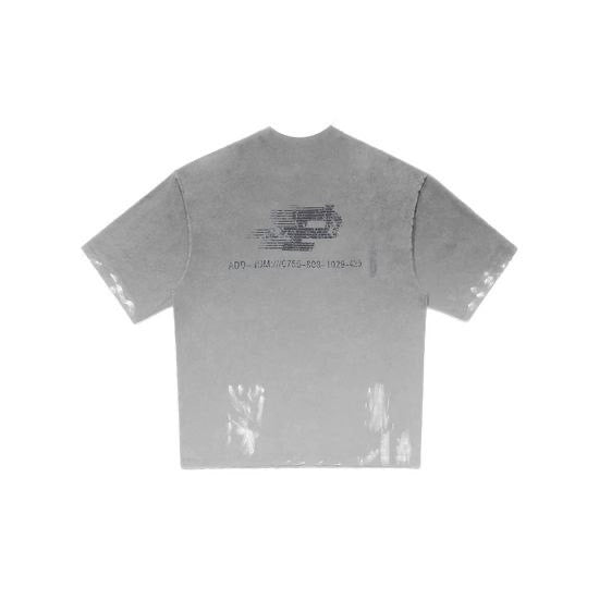 MASONPRINCE PAINT WASH TEE GREY