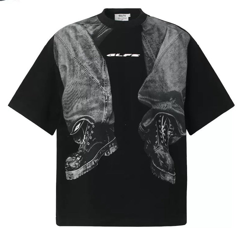 GLFS BOOTS VINTAGE T SHIRT BLACK (PRE-ORDER)