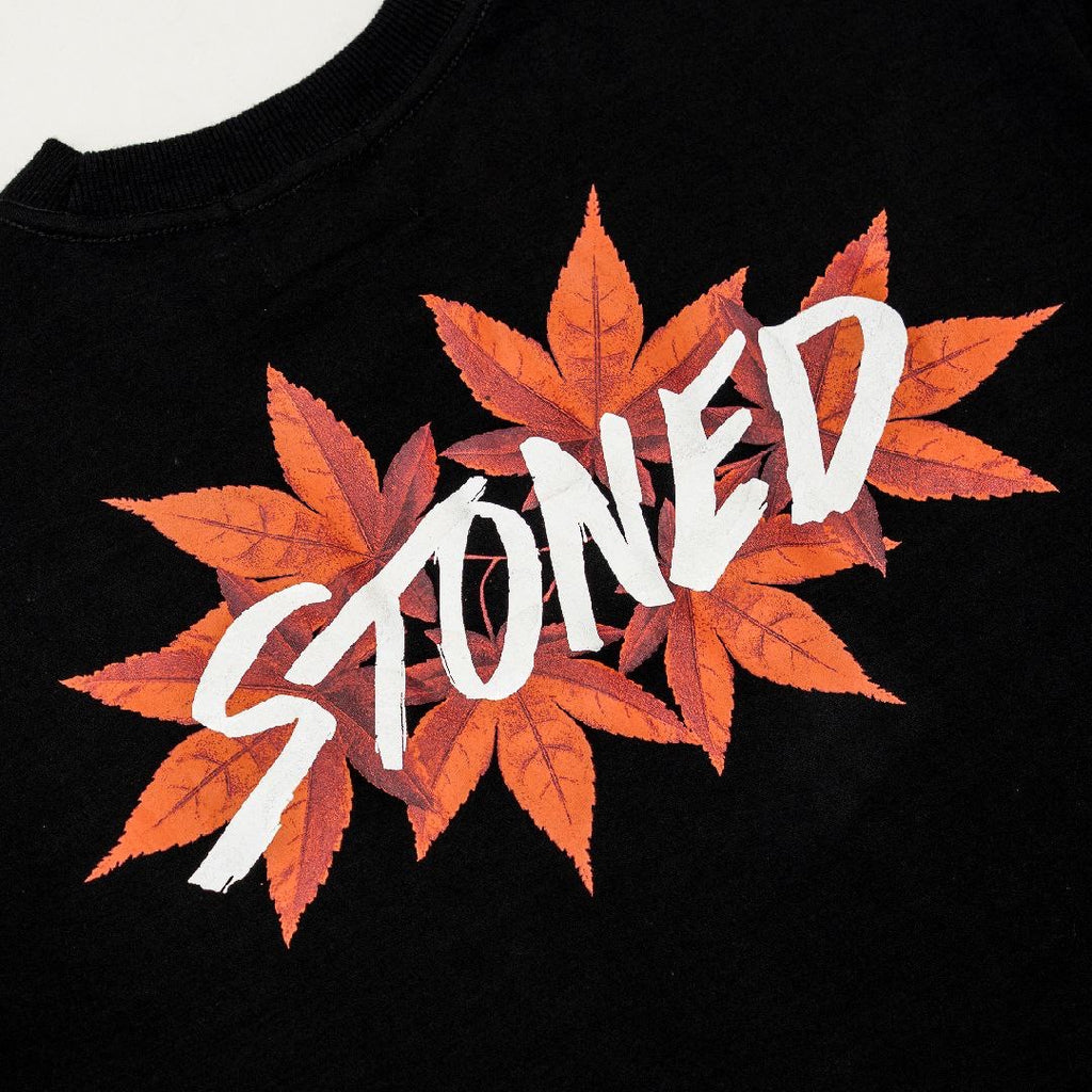 Stoned & Co Milestoned : Twlve Maple Tee Black