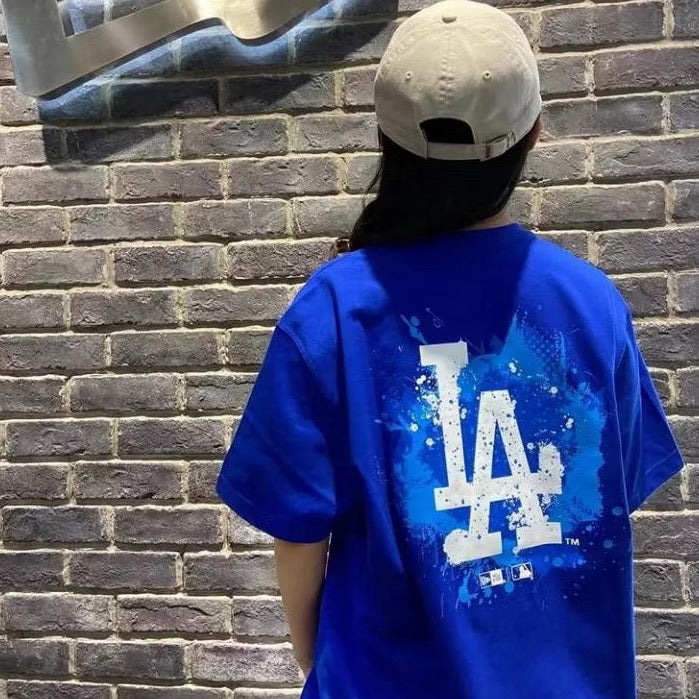 NEW ERA MLB PAINT BLUE T SHIRT