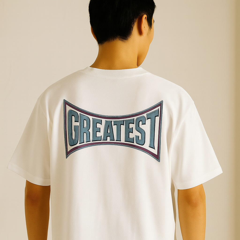 GOAT RING BANNER T SHIRT WHITE