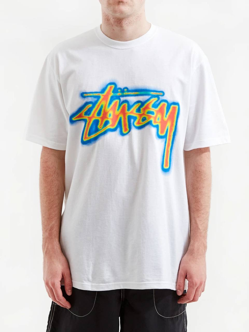 Stüssy Thermal Stock Tee White