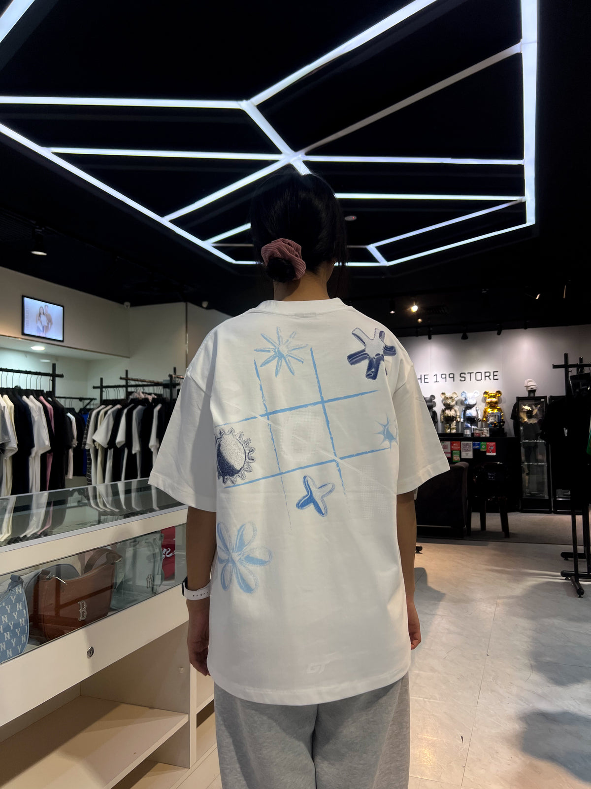 GOAT TIC TAC TOE TEE WHITE
