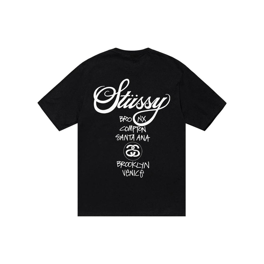 Stüssy World Tour Tee Black