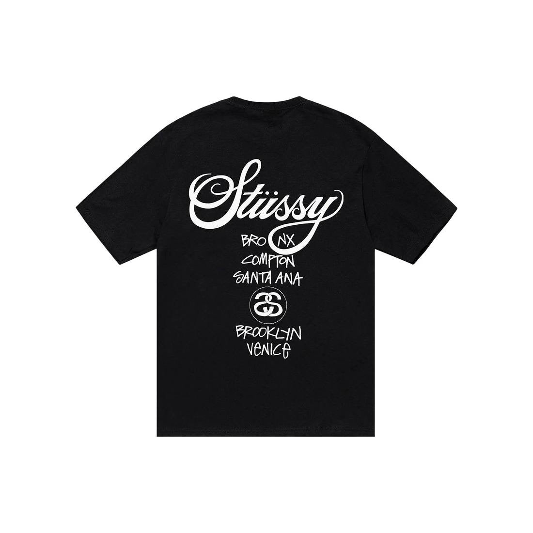 Stüssy World Tour Tee Black