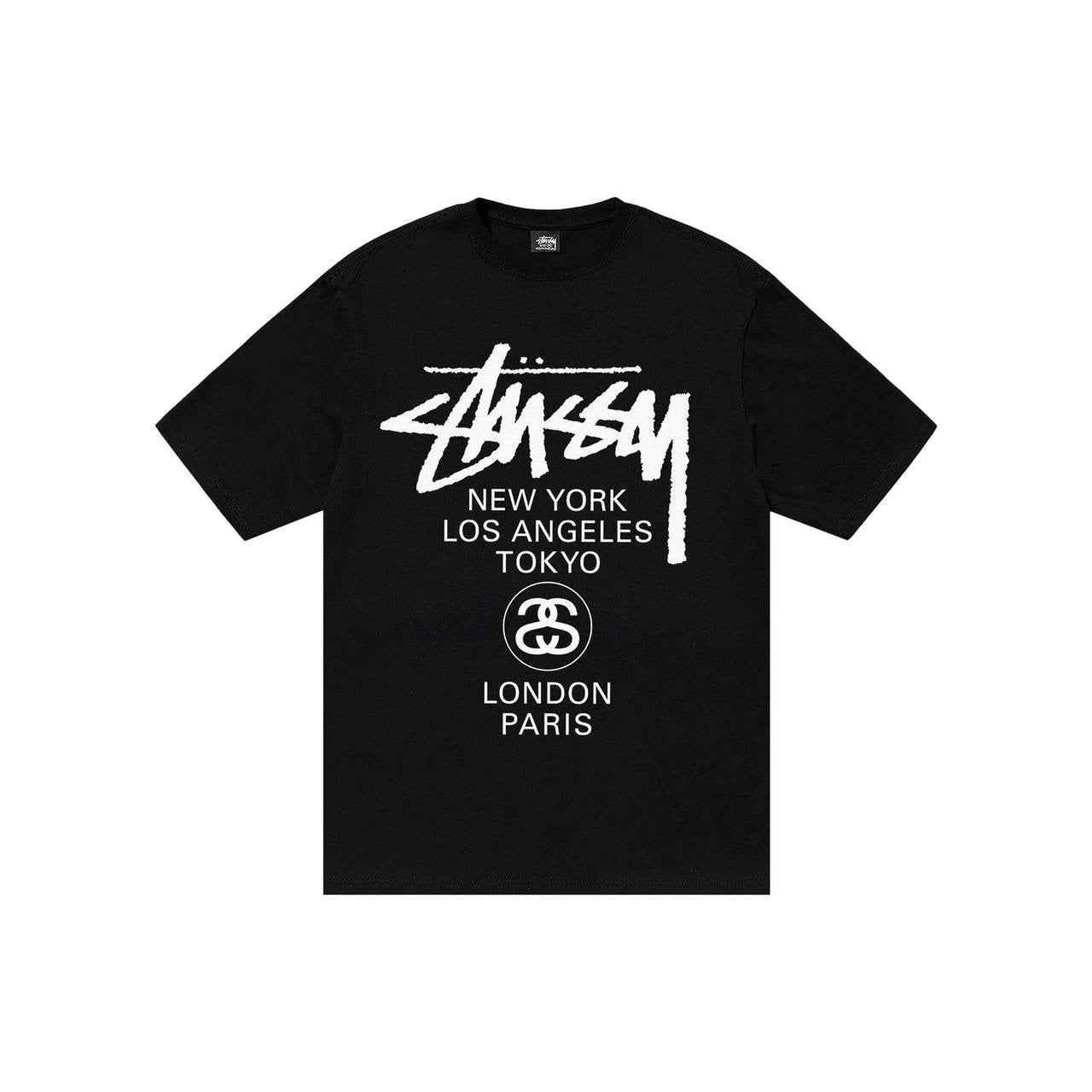 Stüssy World Tour Tee Black