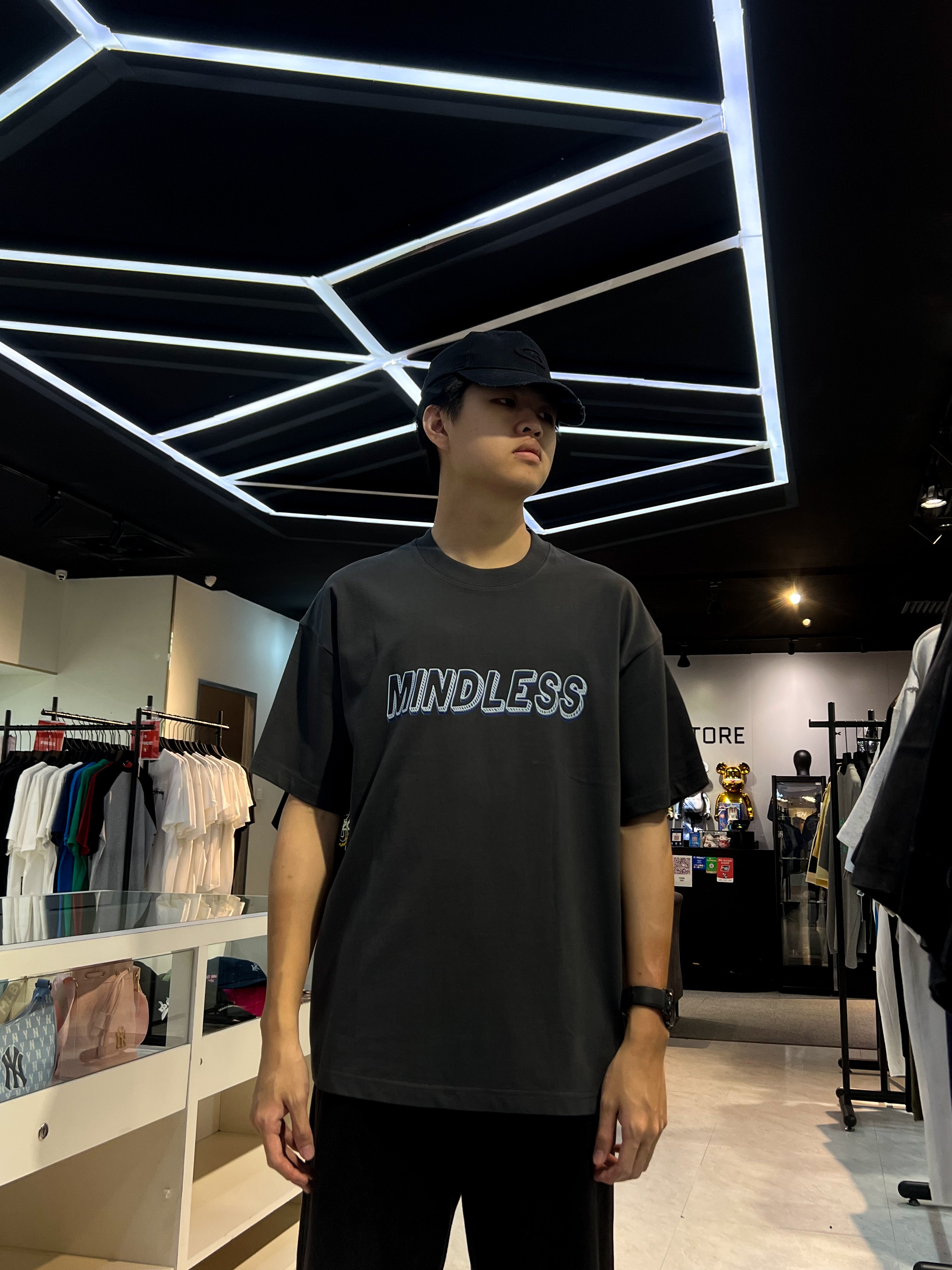 MINDLESS 019GY TEE GREY
