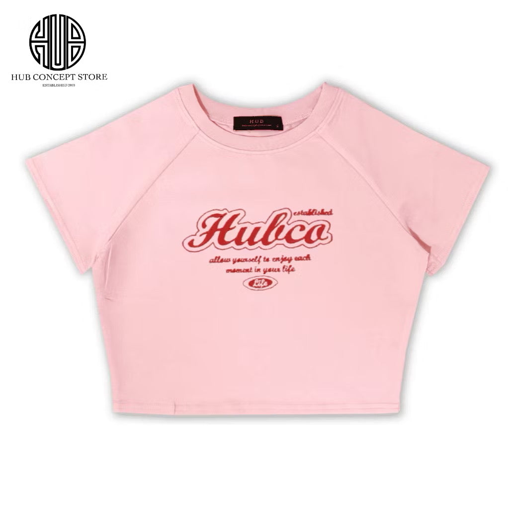 HUB LIFE MOMENT CROP TOP PINK