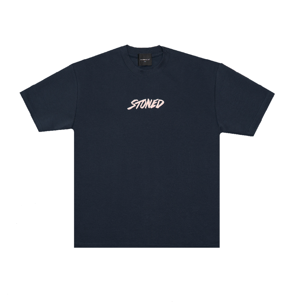 Stoned & Co. Genetic Hexagon Tee Navy Blue