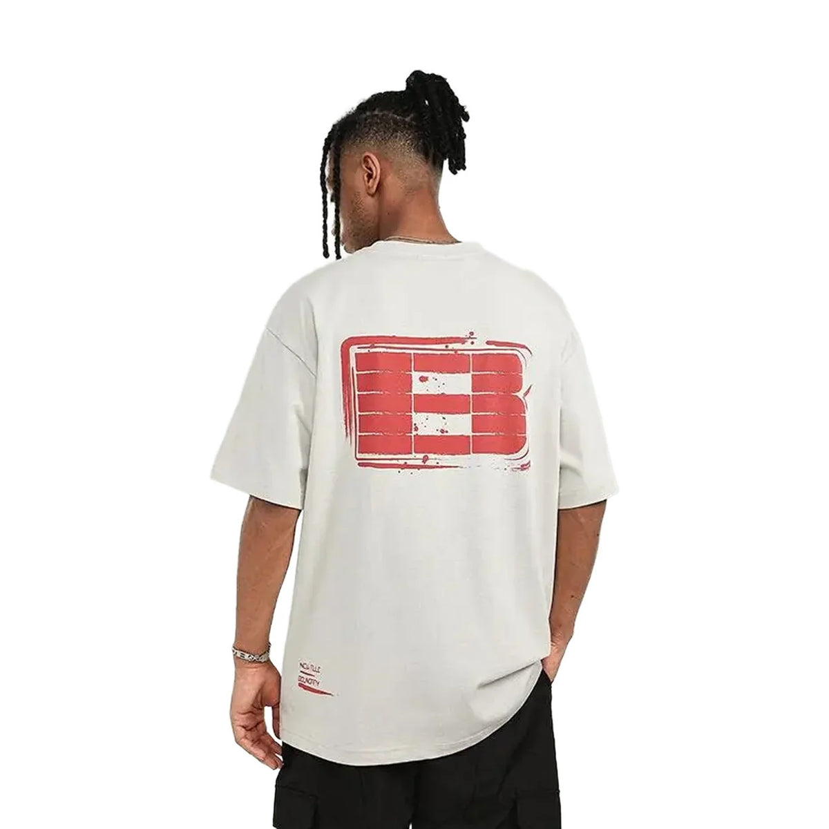 BONELESS Stamp Print S/S Tee Light Apricot )