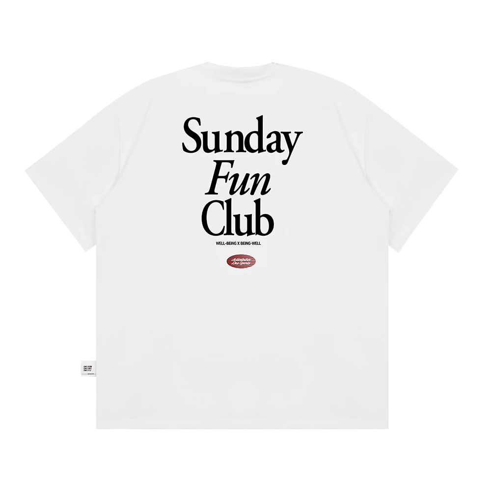 BELLKENIDEA SUNDAYFUNCLUB TEE WHITE