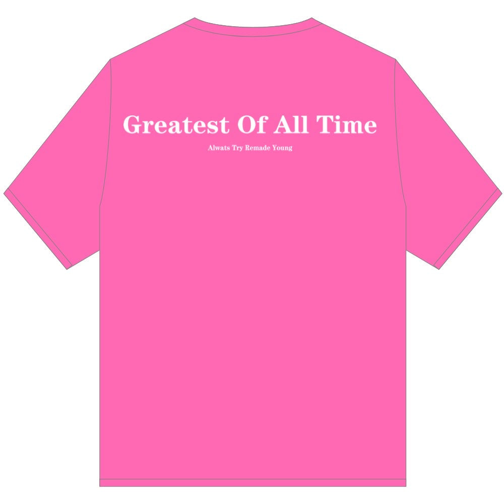 GOAT LEGACY STATEMENT T SHIRT PINK