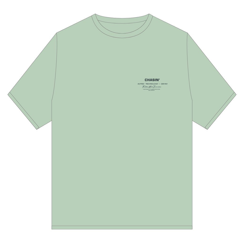 GOAT CHASIN FUNCTIONALITY TEE SHIRT GREEN