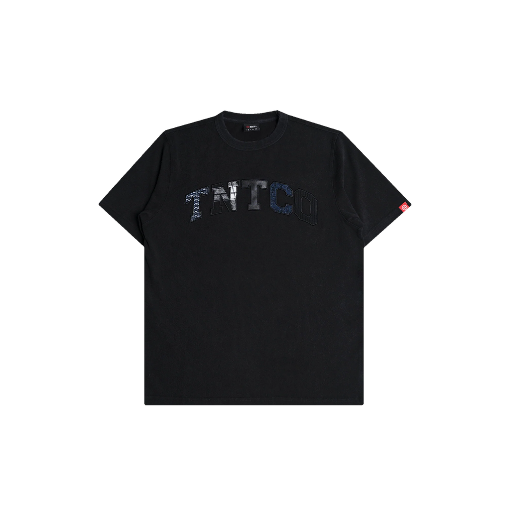 TNTCO PATCHED LOGO 02 TEE BLACK