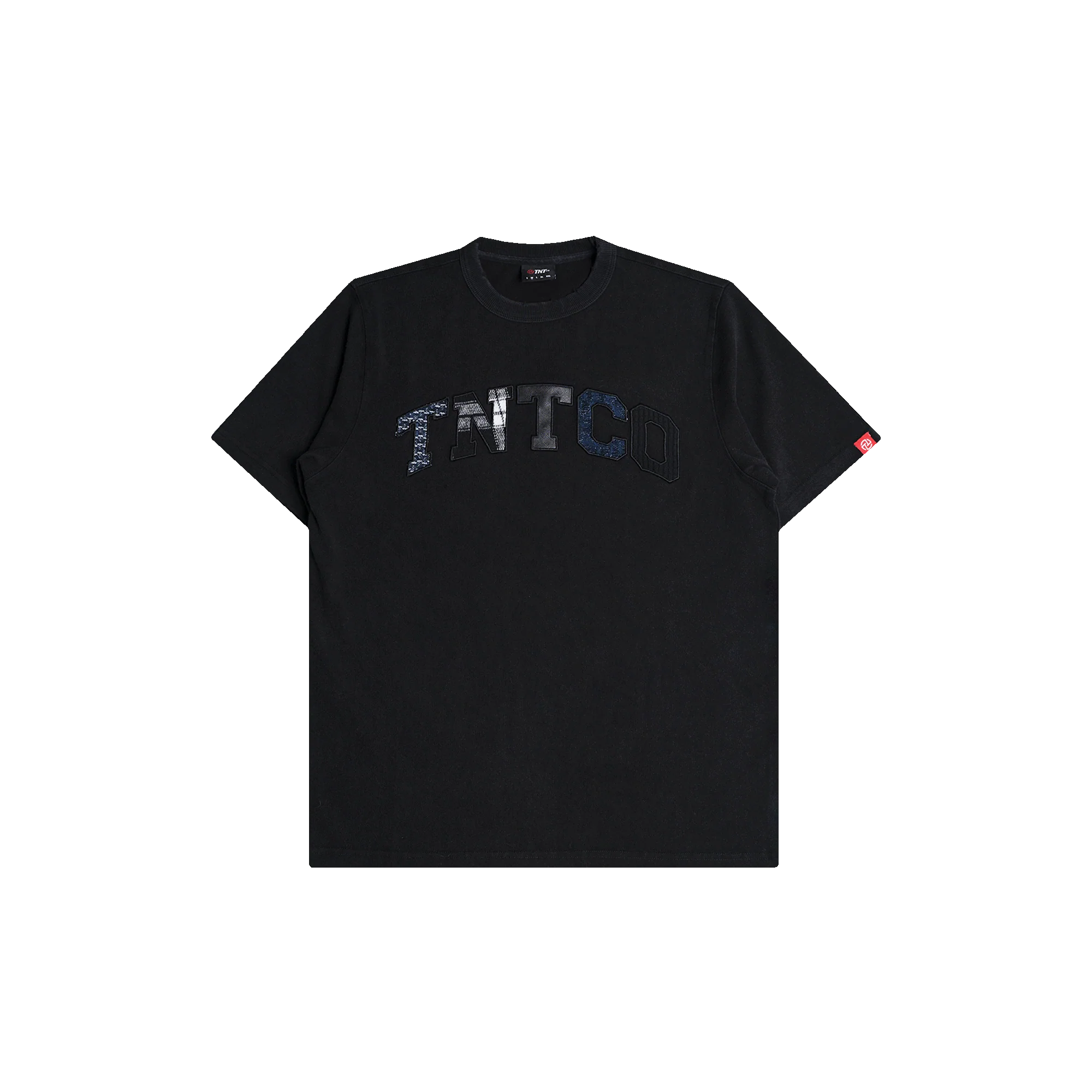 TNTCO PATCHED LOGO 02 TEE BLACK