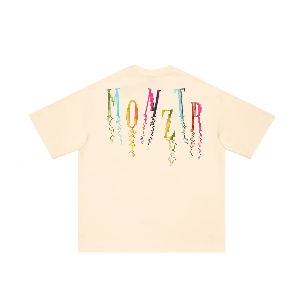 MONZTR PIXEL TEE CREAM