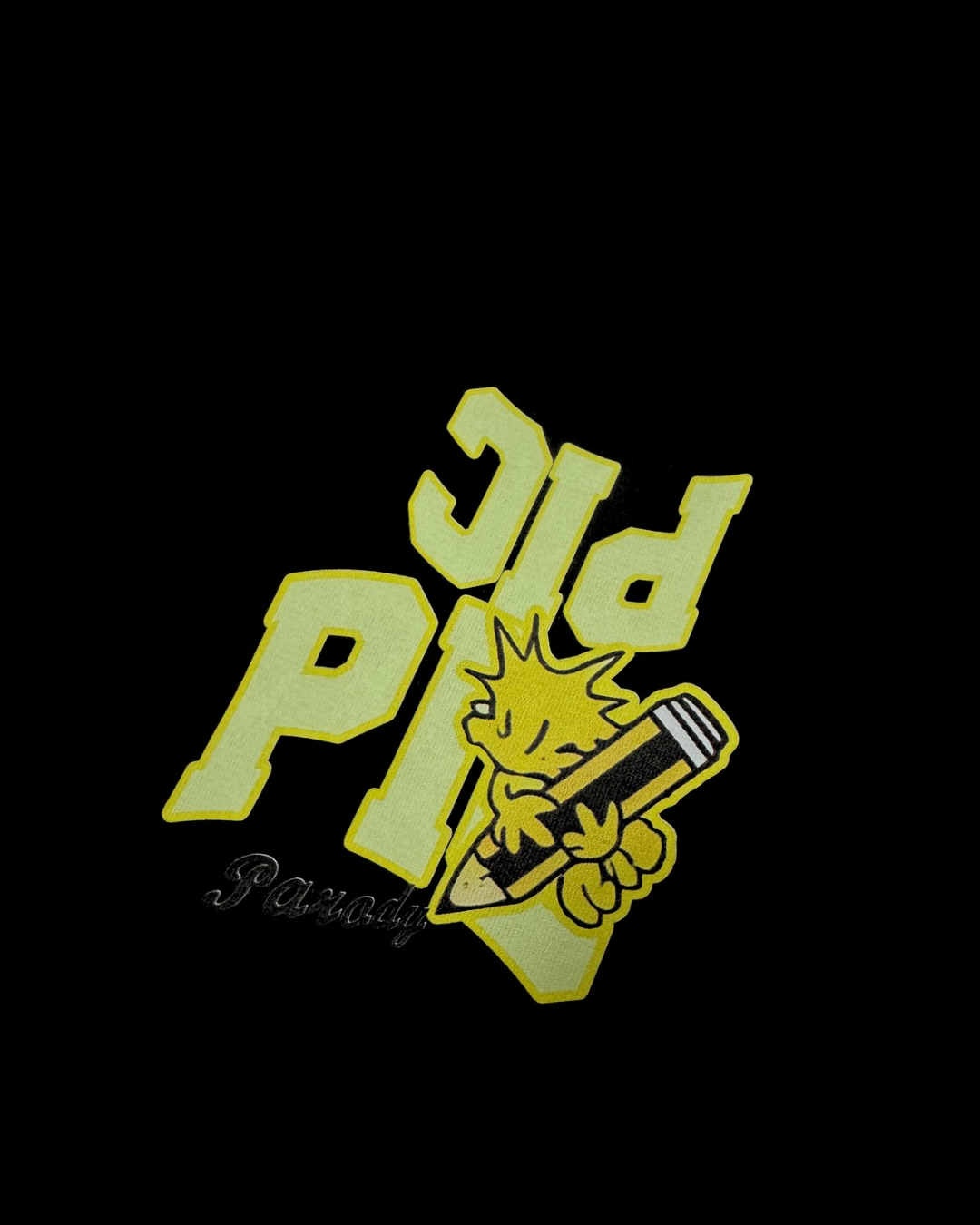 PARODY SMILEY FACE DESIGN 055 BLACK T SHIRT