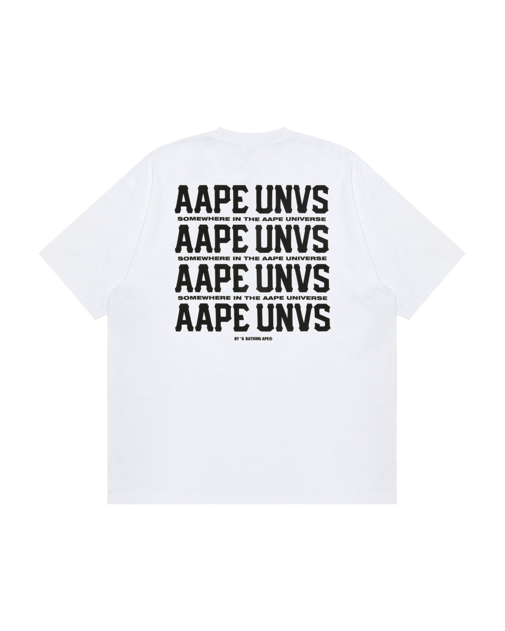 BAPE AAPE UNVS TEE WHITE