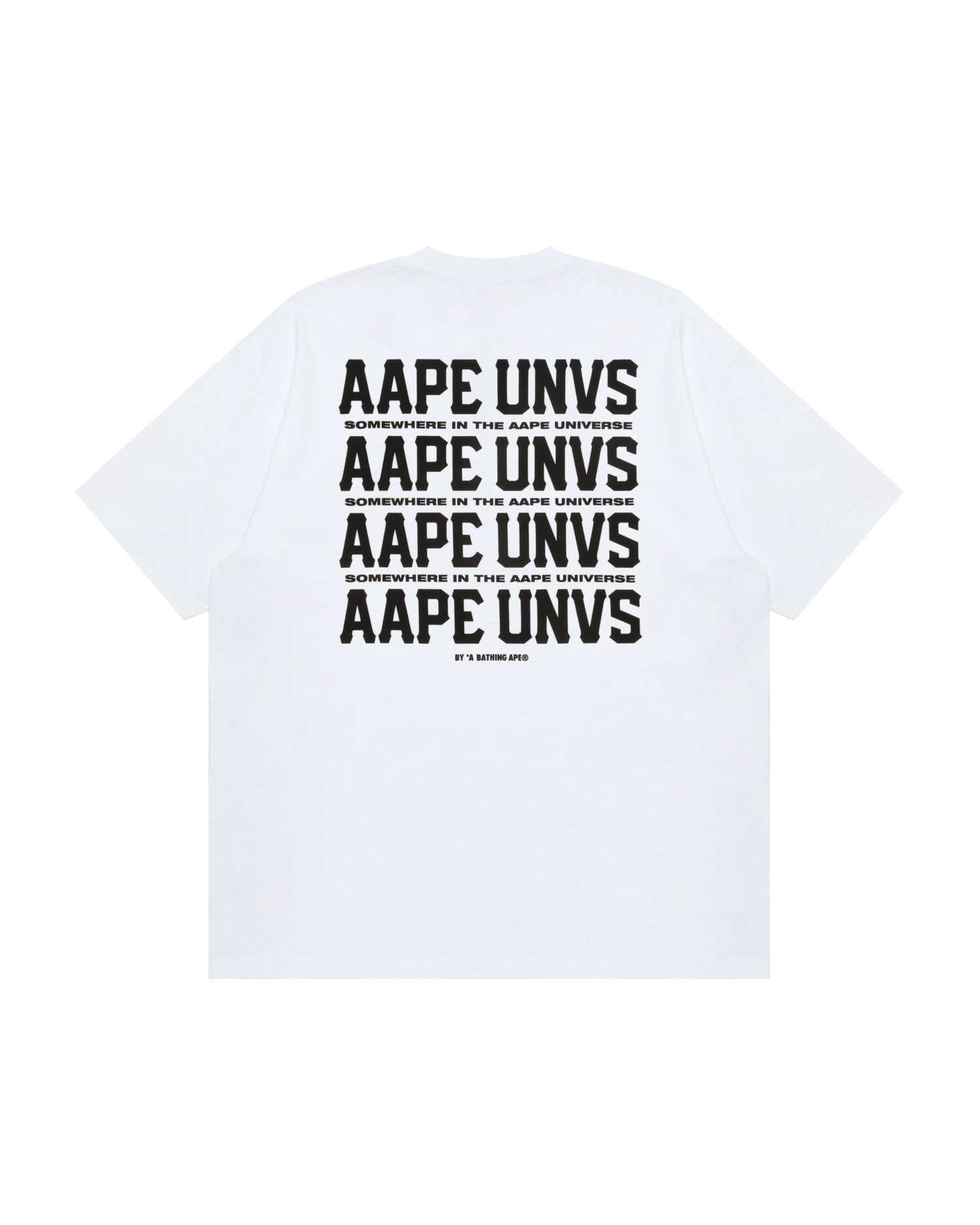 BAPE AAPE UNVS TEE WHITE