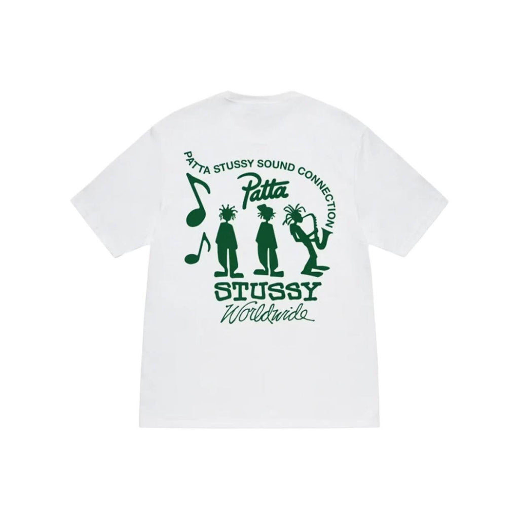 Stüssy x Patta Sound Connection Tee White