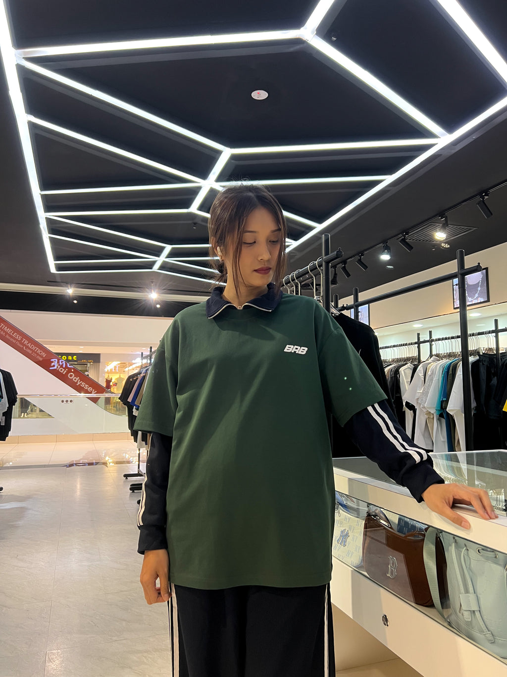 BRB BASIC TEE DARK GREEN