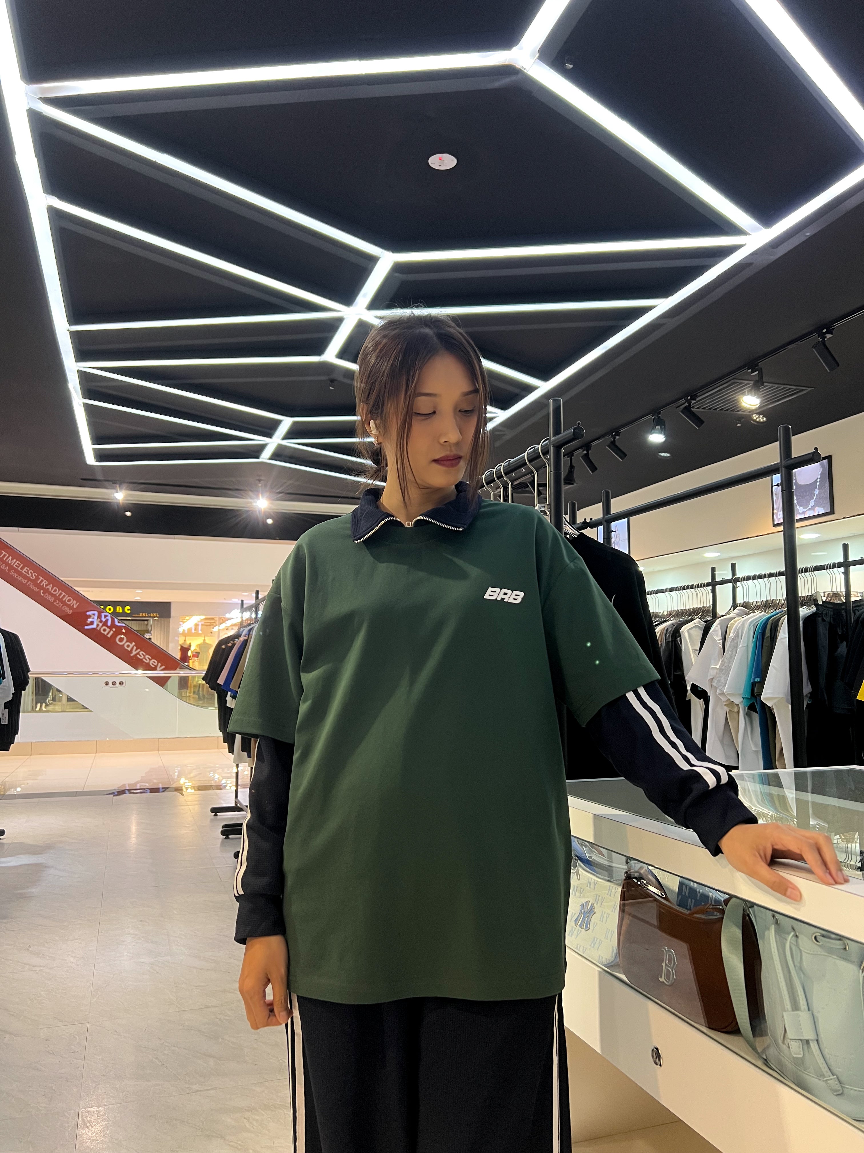 BRB BASIC TEE DARK GREEN