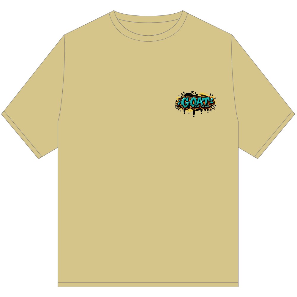 GOAT SPLASH STREET T SHIRT KHAKI