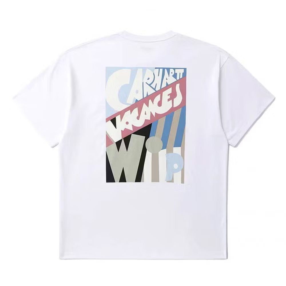 CARHARTT WIP S/S TAMAS POCKET WHITE TEE SHIRT
