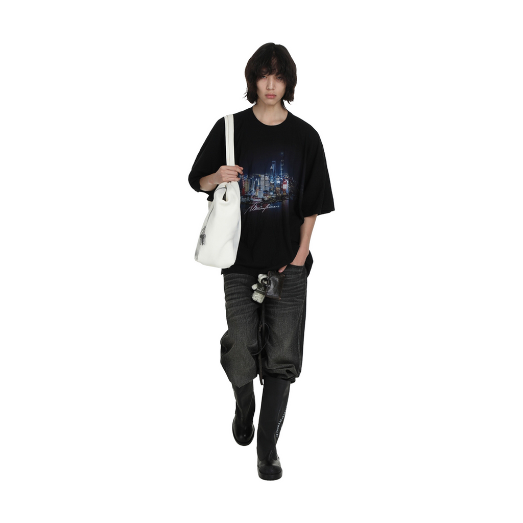 MASONPRINCE SS25  SHOW NIGHT SCENE TEE BLACK