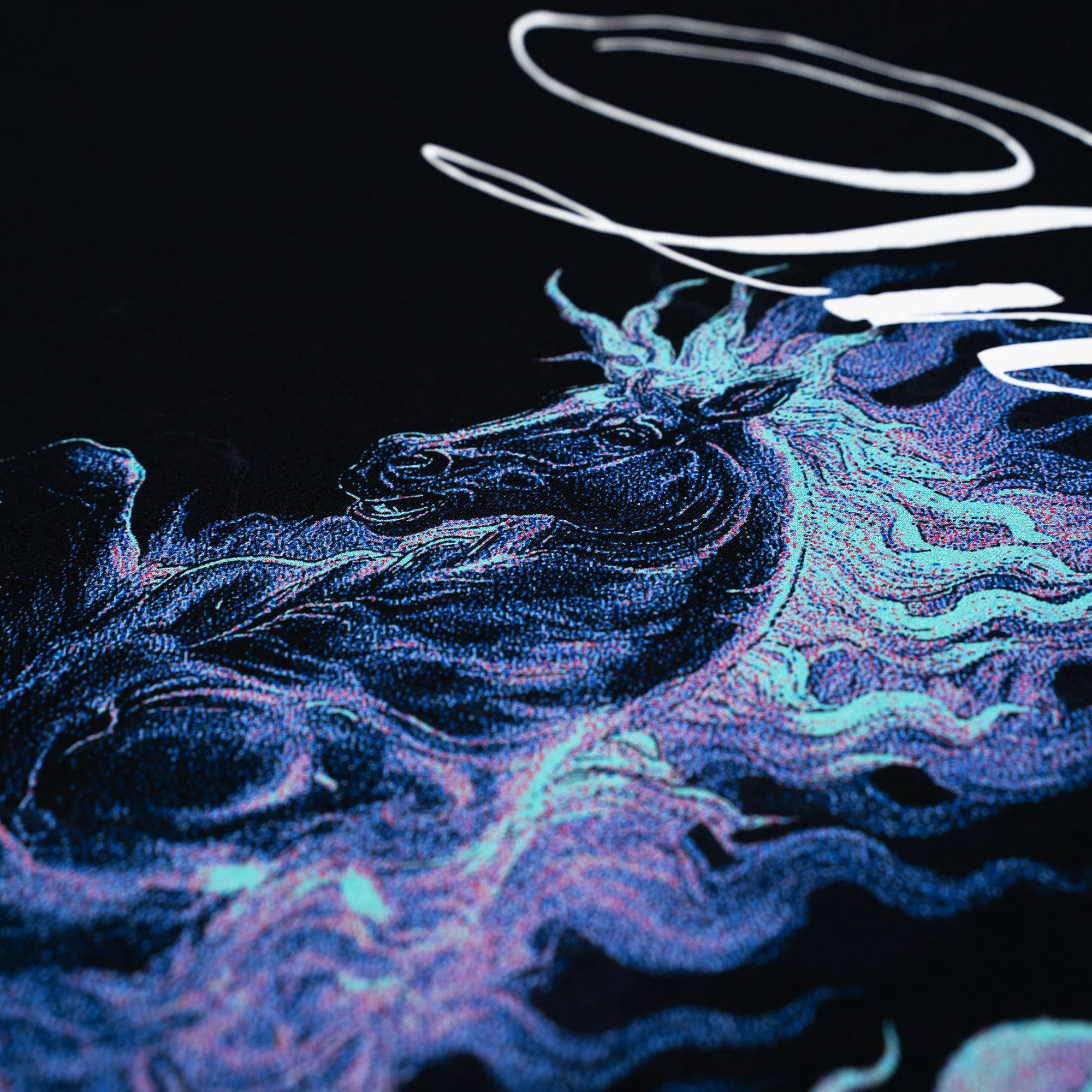 TNTCO ROARING HORSE TEE BLACK