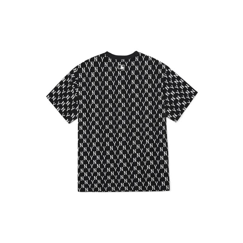 MLB Full Monogram Tee Black
