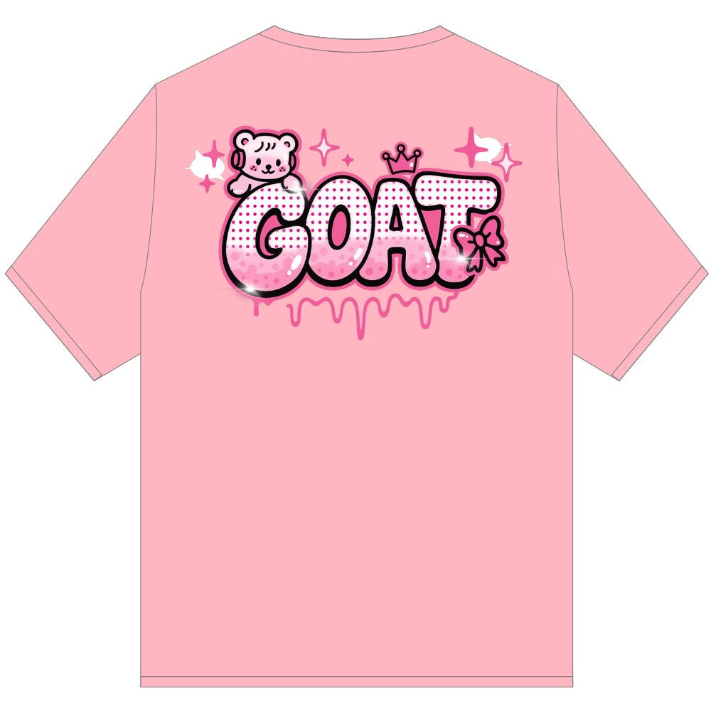 GOAT CANDY POP TEE SHIRT PINK