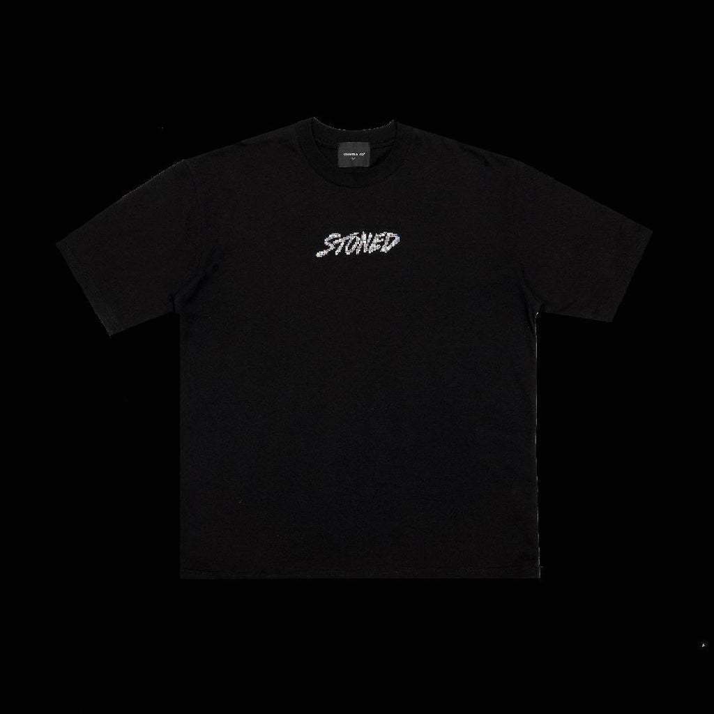Stoned & Co Milestoned : Genetic Rhinestone Tee Black