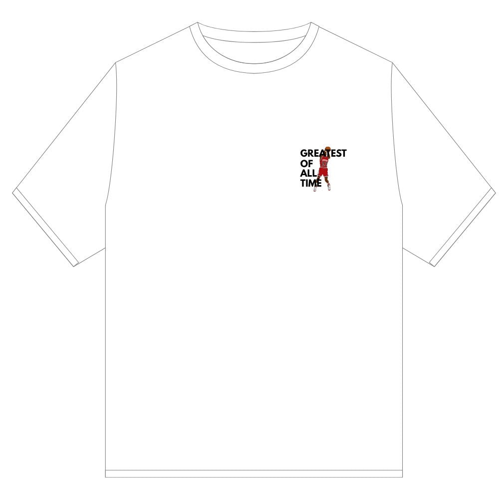 GOAT MJ TEE SHIRT WHITE