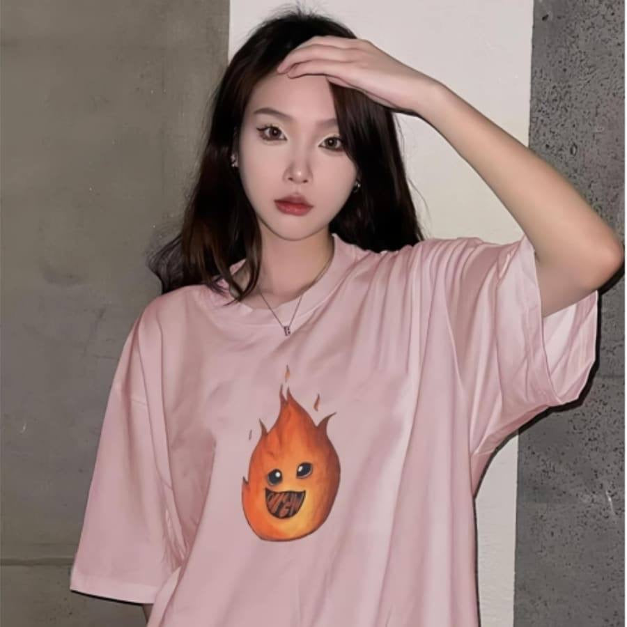 Drew House Drew Flame SS Tee Pink