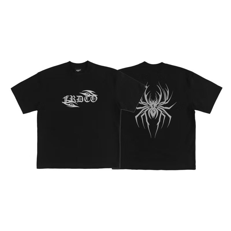 FRDCO 3M REFLECTIVE SPIDER TEE BLACK