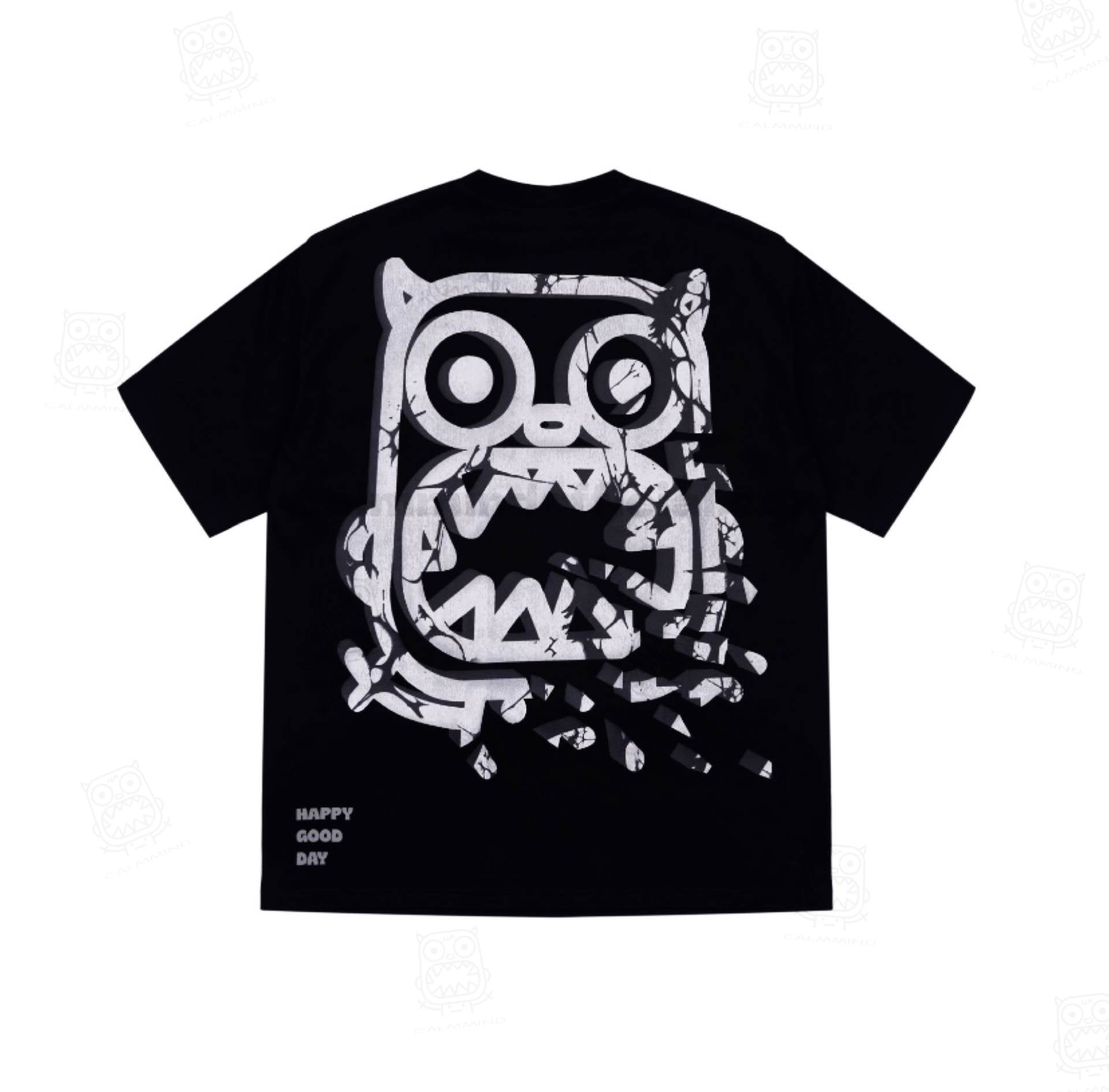 Calmmind Rock Fragments Monster Tee Black